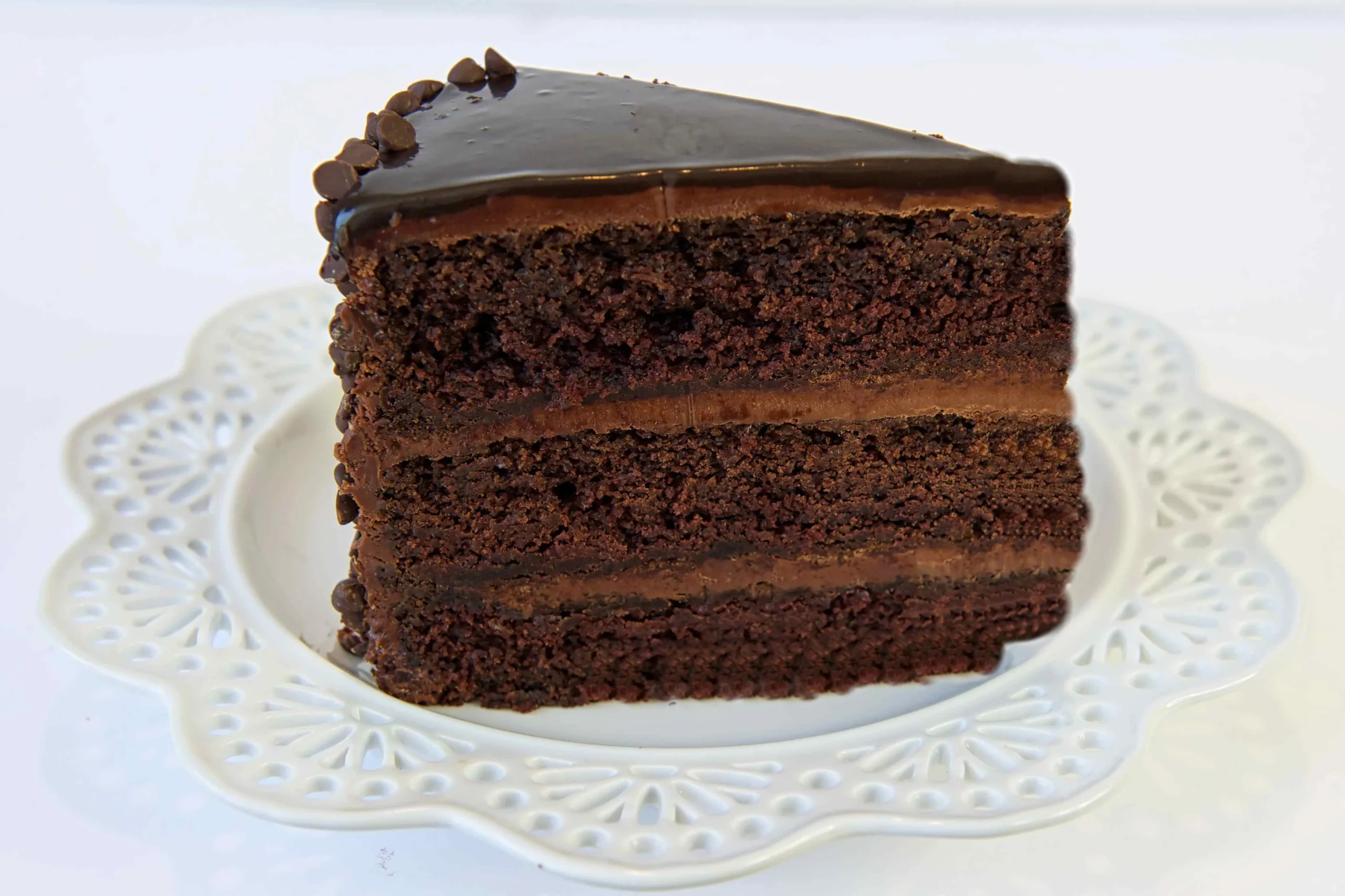 Chocolate Cake Layers Cut 10 Inch - 2 Per Case.