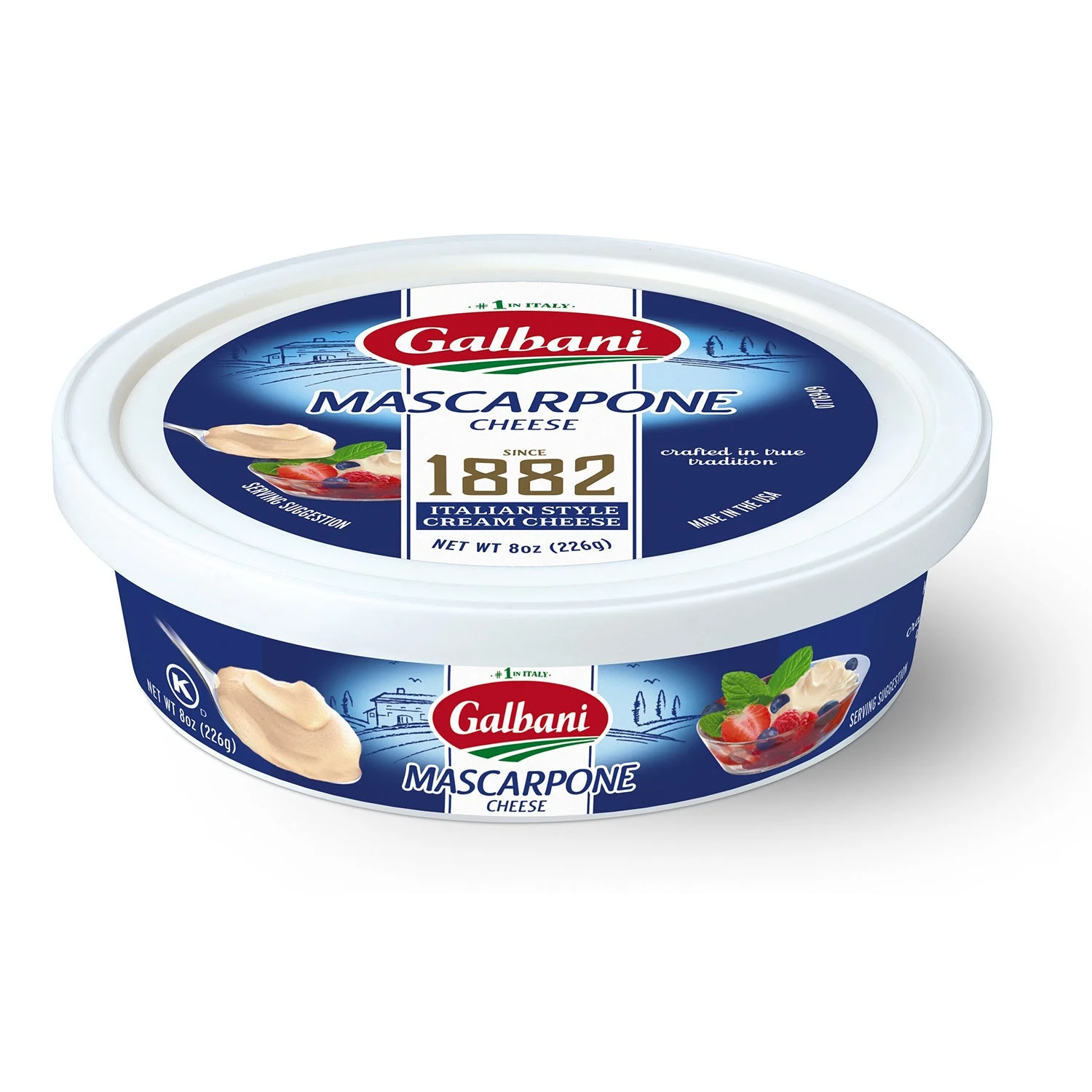 Galbani Mascarpone Cheese Made In USA, 16 oz | 453g