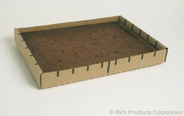 Allen Brownie Sheet Cake No Nuts 90 Ounce Size - 5 Per Case.
