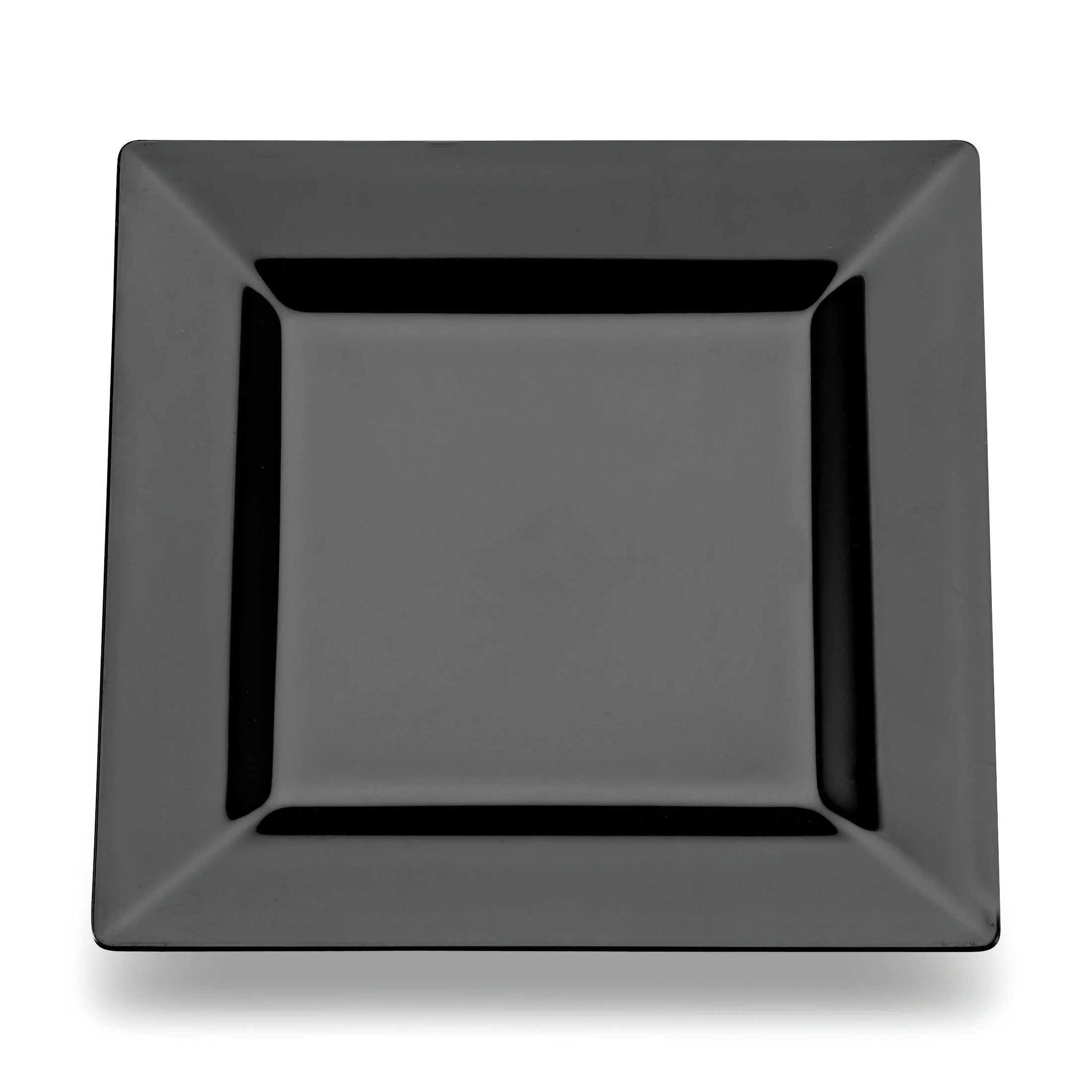 Squares 5 Inch Dessert Plate Black 120 Each - 120 Per Case.