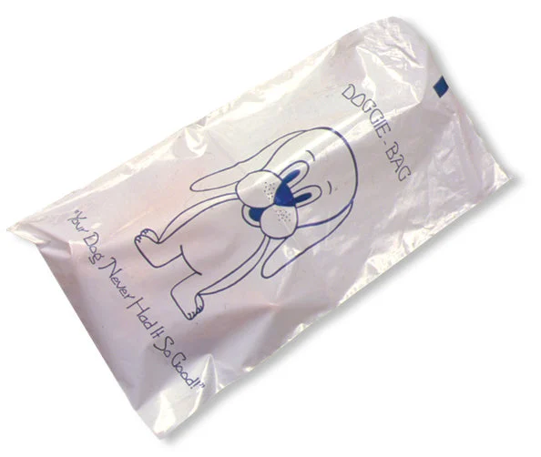 Doggie Bag 7 X 11.5 1.25 Mil White Flat Pack 1000 Count