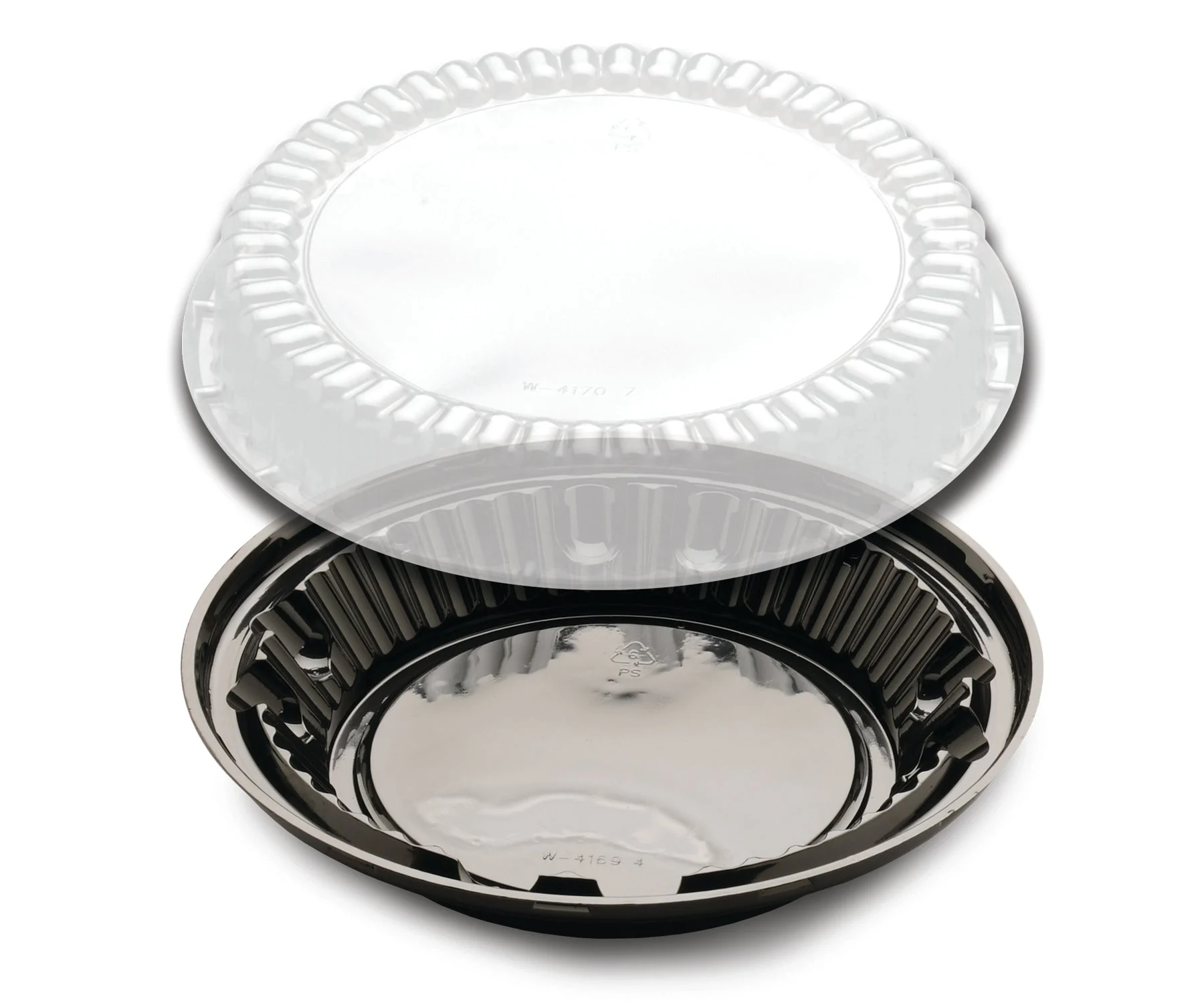 Display Pie 9 Inch Lo Dome Wblk Base 80 Each - 160 Per Case.