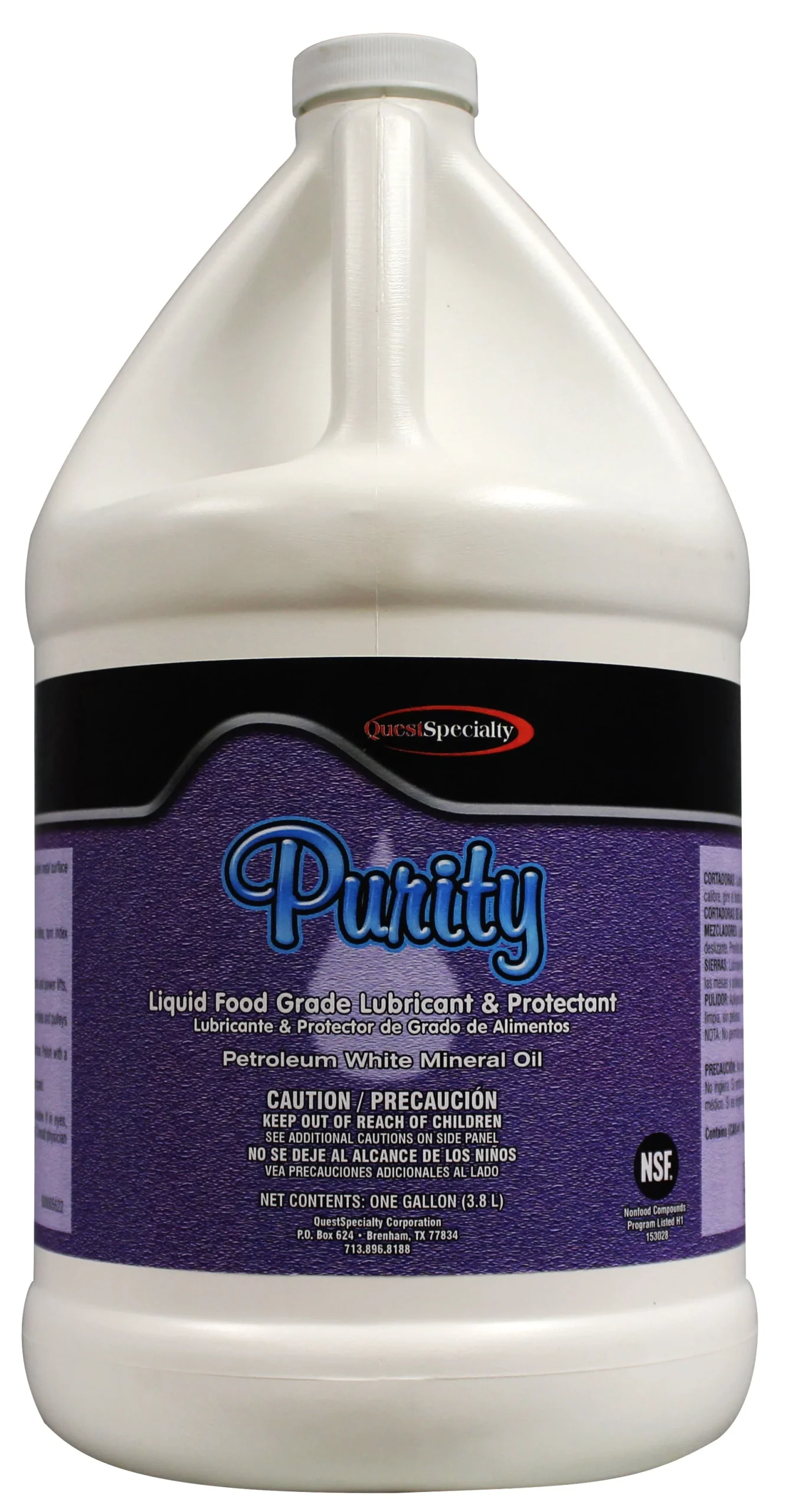 Purity Food Grade Lubricant And Protectant  Nsf Approved H1  4-1 Gal Case