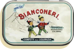 Amarelli Liquirizia Bianconeri Confettini 40 g Tin