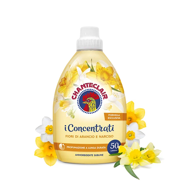 Chanteclair Concentrated Softener, Orange and Narcissus Flowers, 57 Load, 33.8 oz | 1000ml