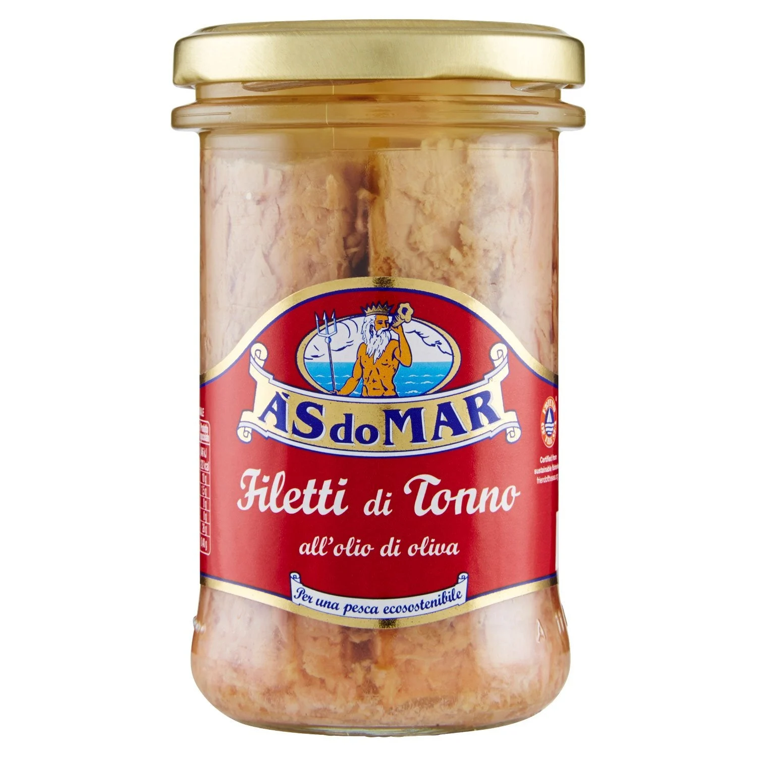 A'S do Mar Light Yellowfin Tuna Fillets in Olive Oil, 7.05 oz | 200g