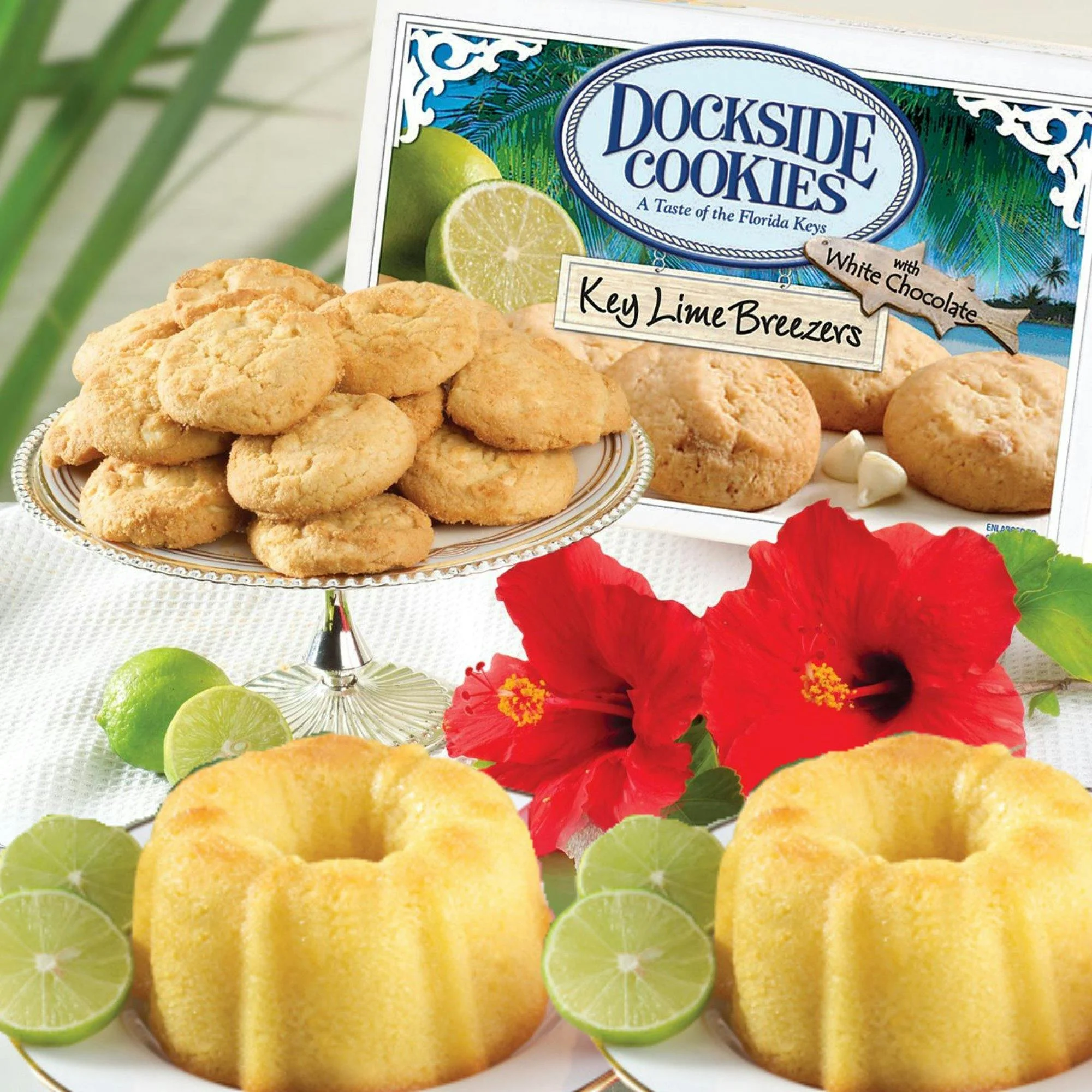 Key Lime Mini Bundt Cakes + Cookies Gift Set