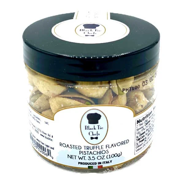 Black Tie Chefs Truffle Flavored Roast Pistachios, 3.5 oz | 100g