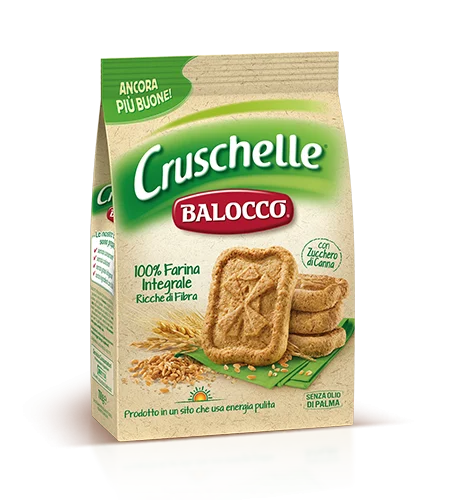 Balocco Cruschelle Whole Wheat Biscuits Cookies, 12.3 oz | 350g