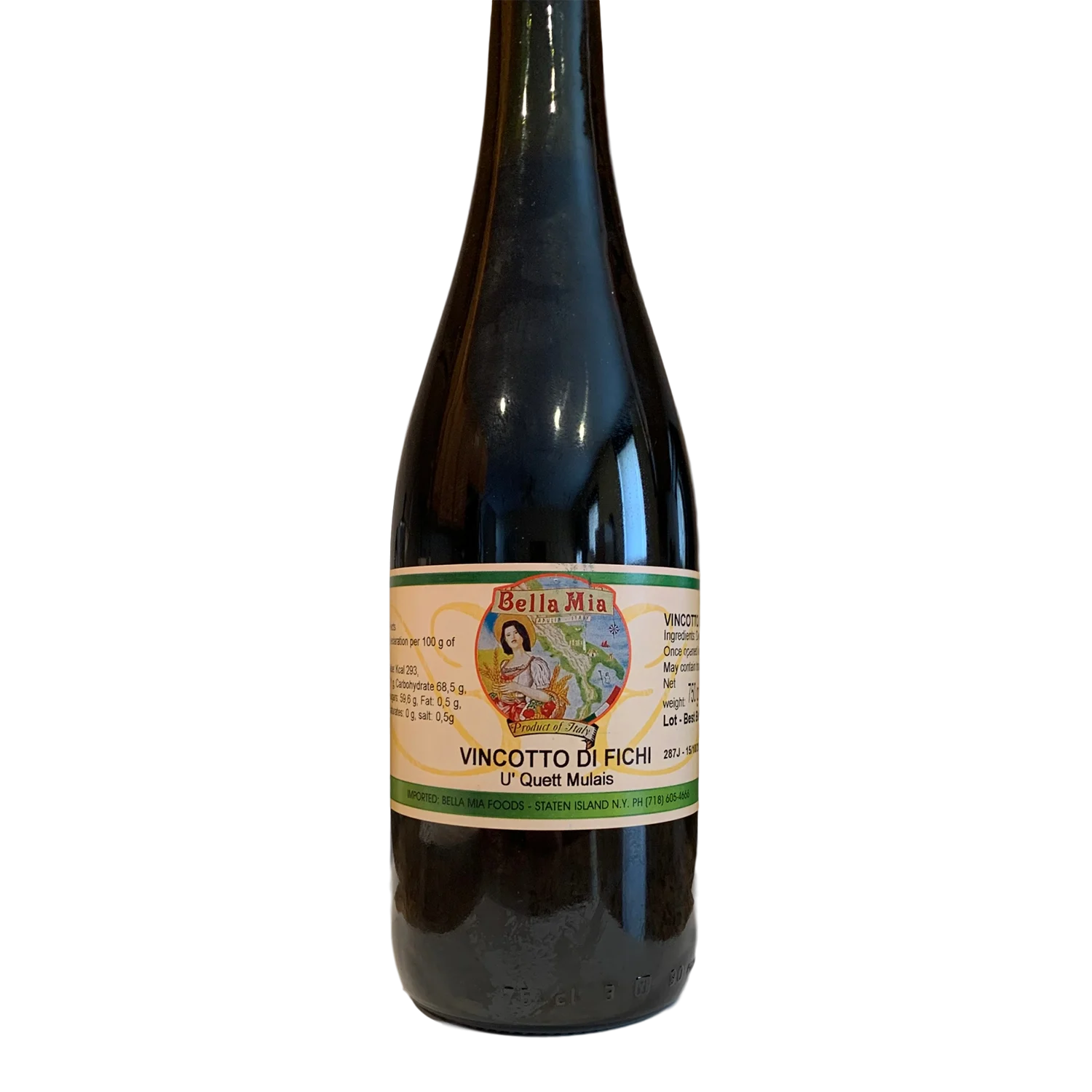 Bella Mia Fig Vincotto, Cotto di Fichi, 750ml Bottle