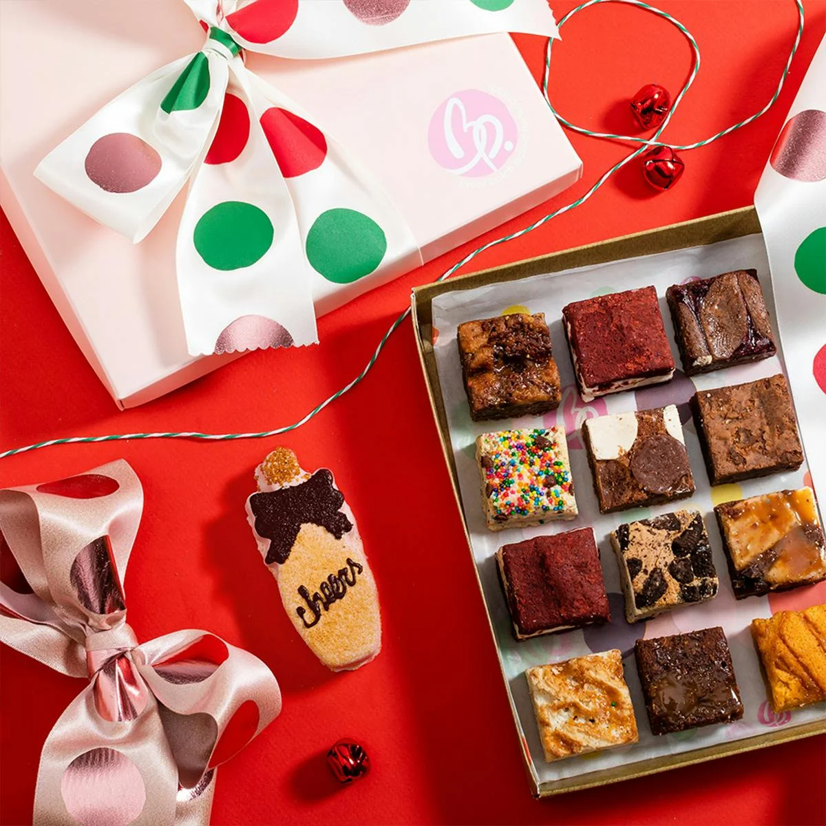 "Happy New Year" Brownie Gift Box