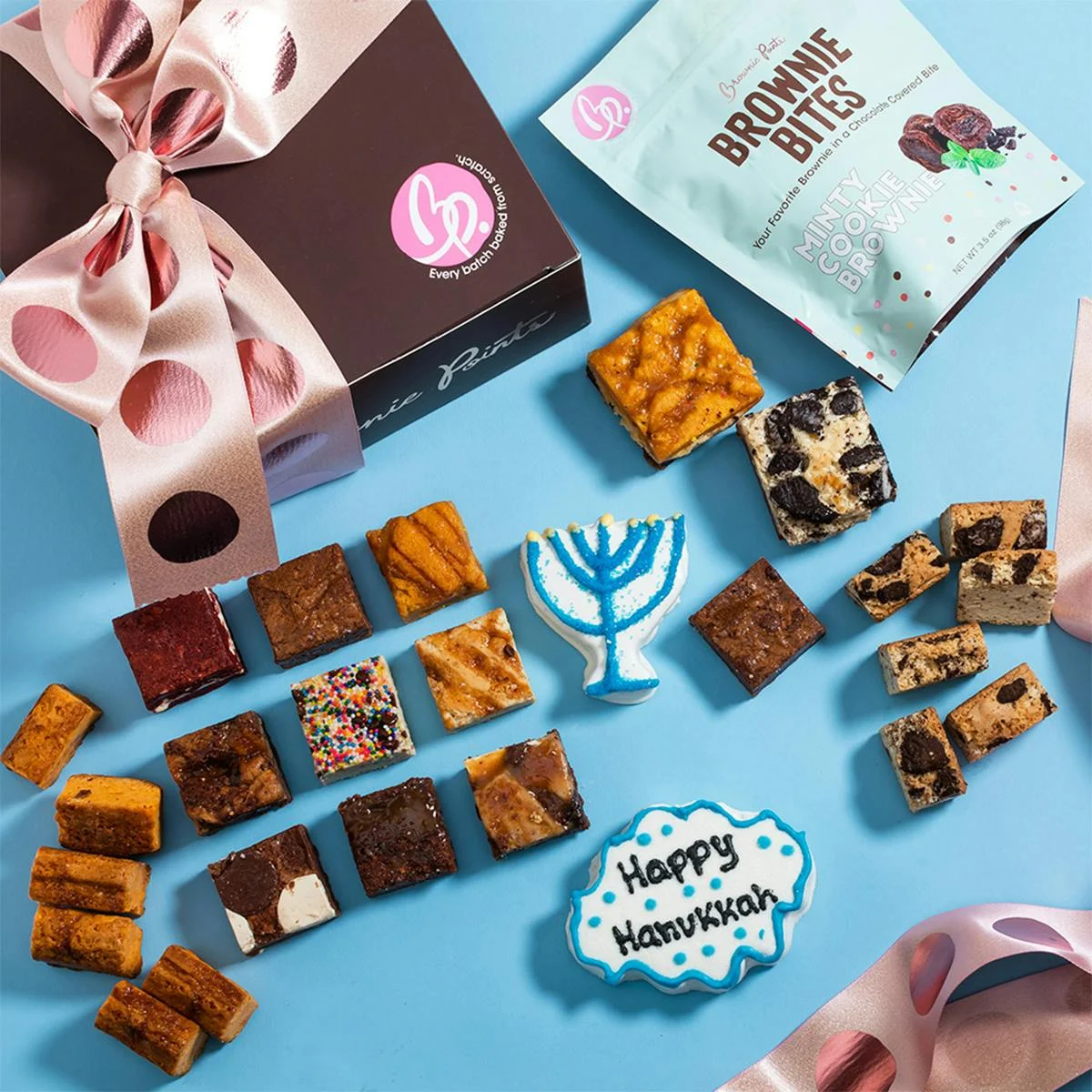 "Oy to the World" Hanukkah Brownie Gift Box