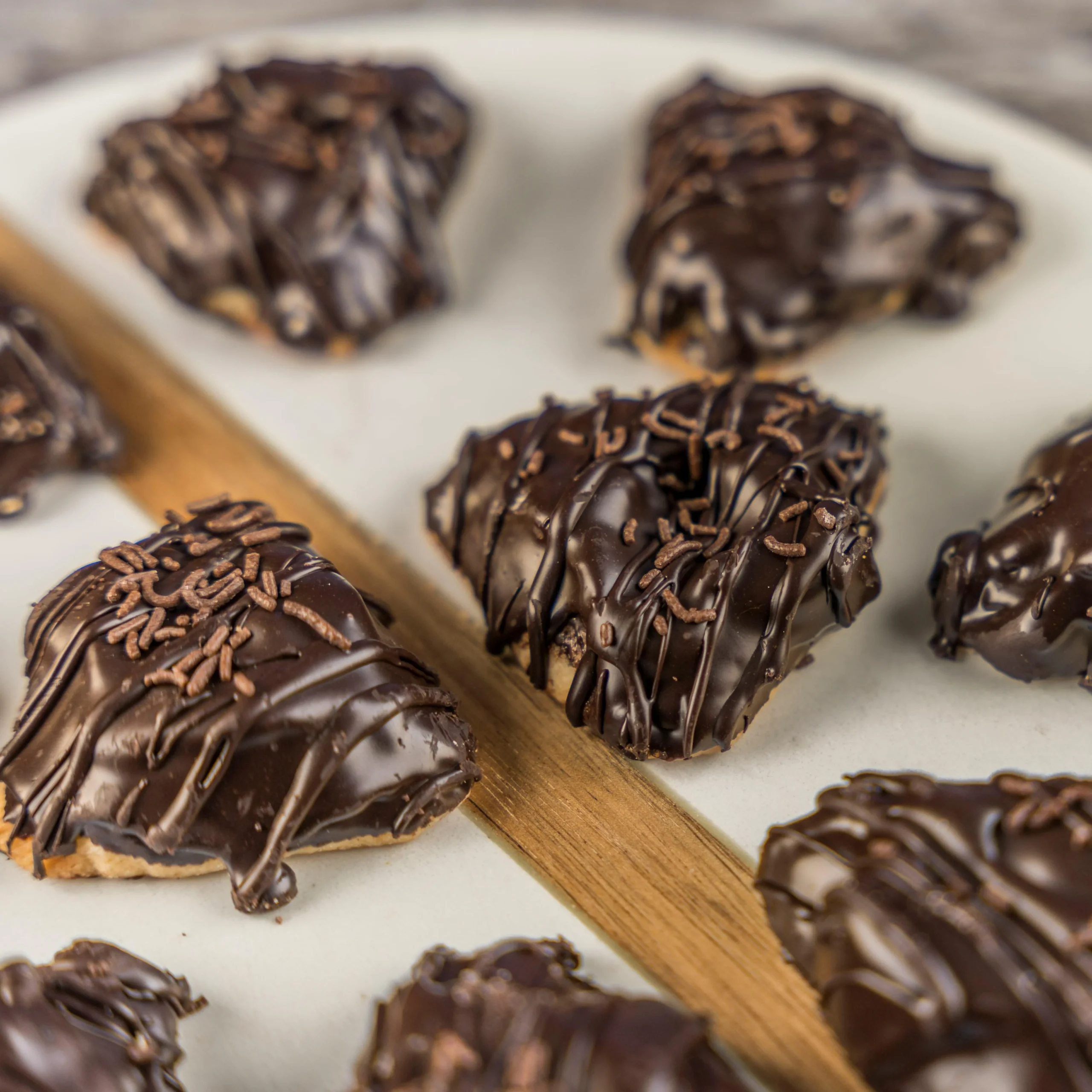 Chocolate Covered Hamantaschen (Kosher)