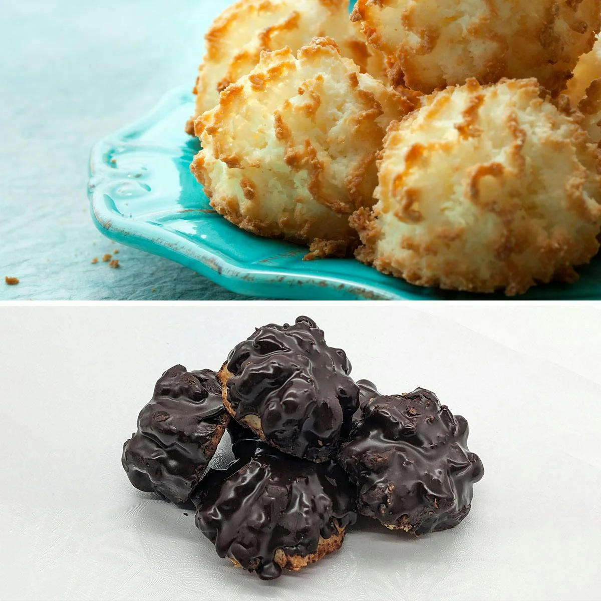 Kosher for Passover Chocolate Covered + Coconut Macaroons - 2 lbs