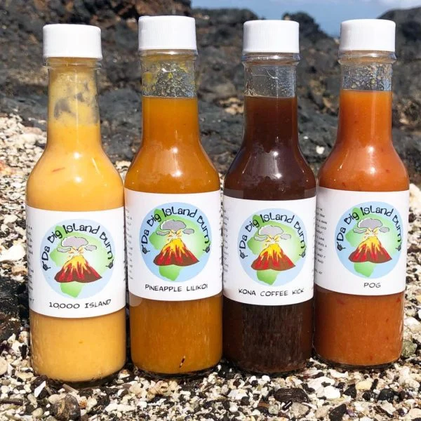 Da Big Island Burn Hot sauce Gift set – 4 Pack