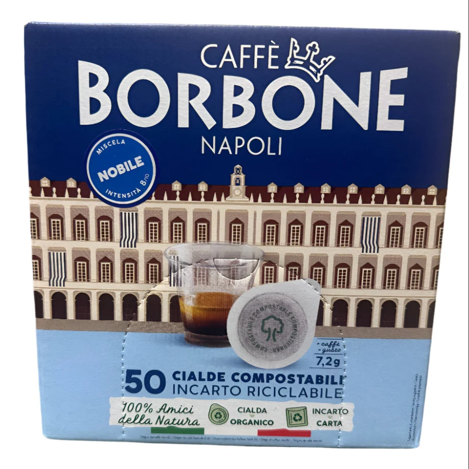 Caffè Borbone Miscela Nobile, Espresso Paper Pods, 50ct
