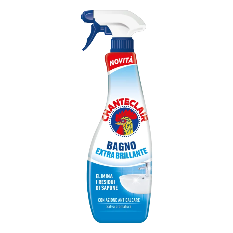 Chanteclair Bathroom Cleaner Extra Brillante, Bagno Azione Anticalcare, 625ml