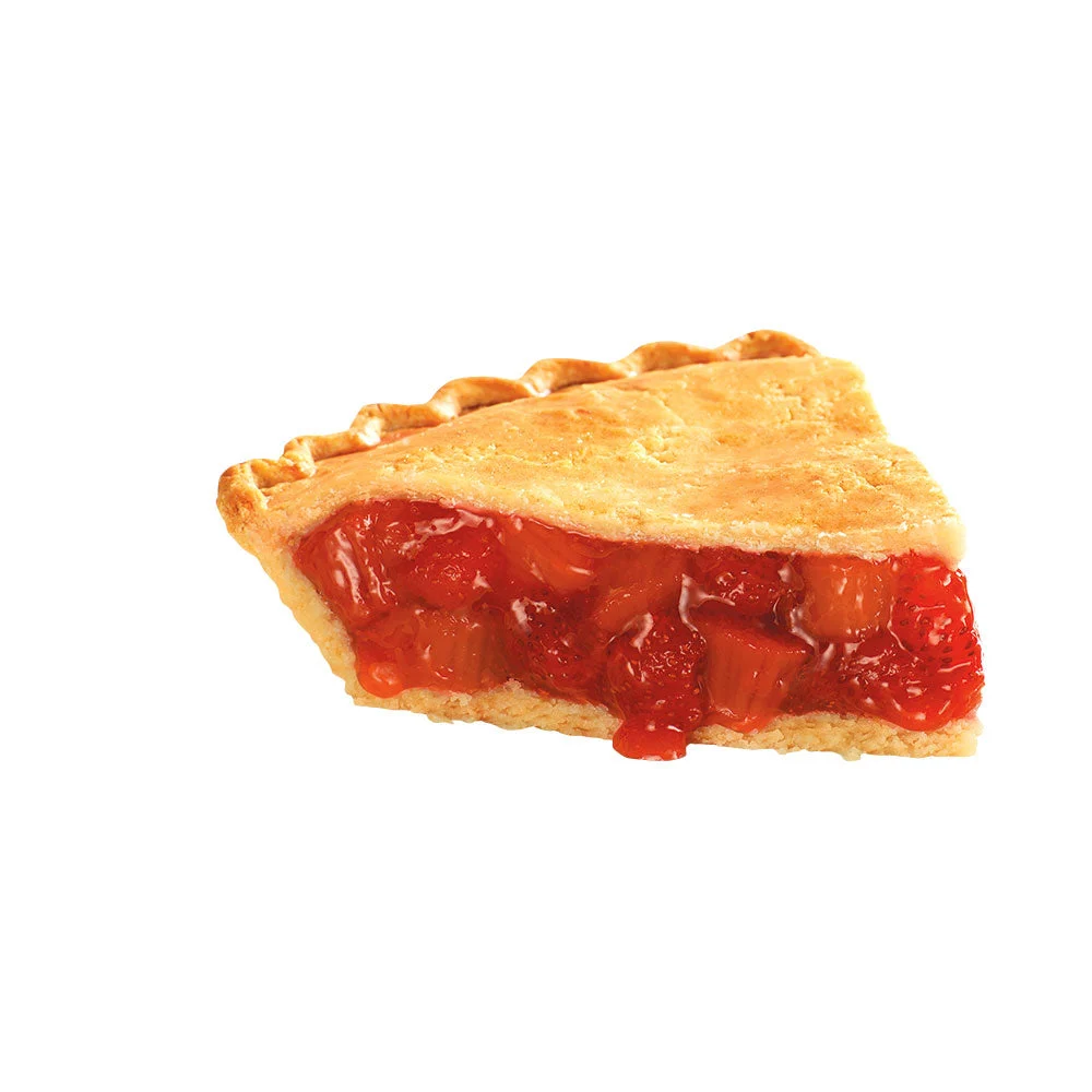 Chef Pierre 8 Inch Unbaked Strawberry Rhubarb Pie 27 Ounce Size - 6 Per Case.
