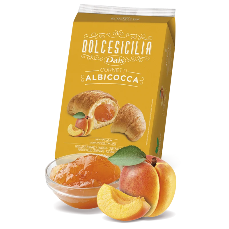 Dais Croissant with Apricot Filling, 6 Pack, 9.52 oz | 270g