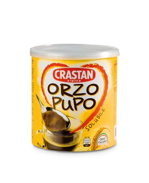 Crastan Orzo Pupo INSTANT BARLEY COFFEE, 120g Tin