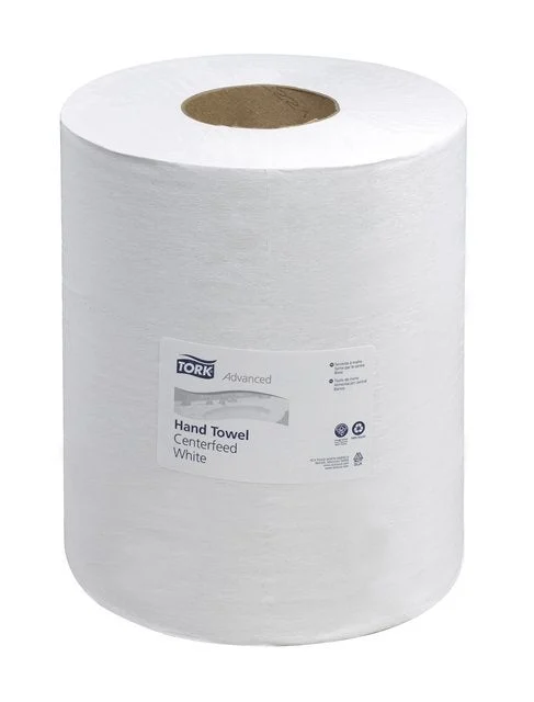 Towels, Center-Pull Roll, 2-Ply, White, 9 x 11.8 Inch,6 - 600 COUNT