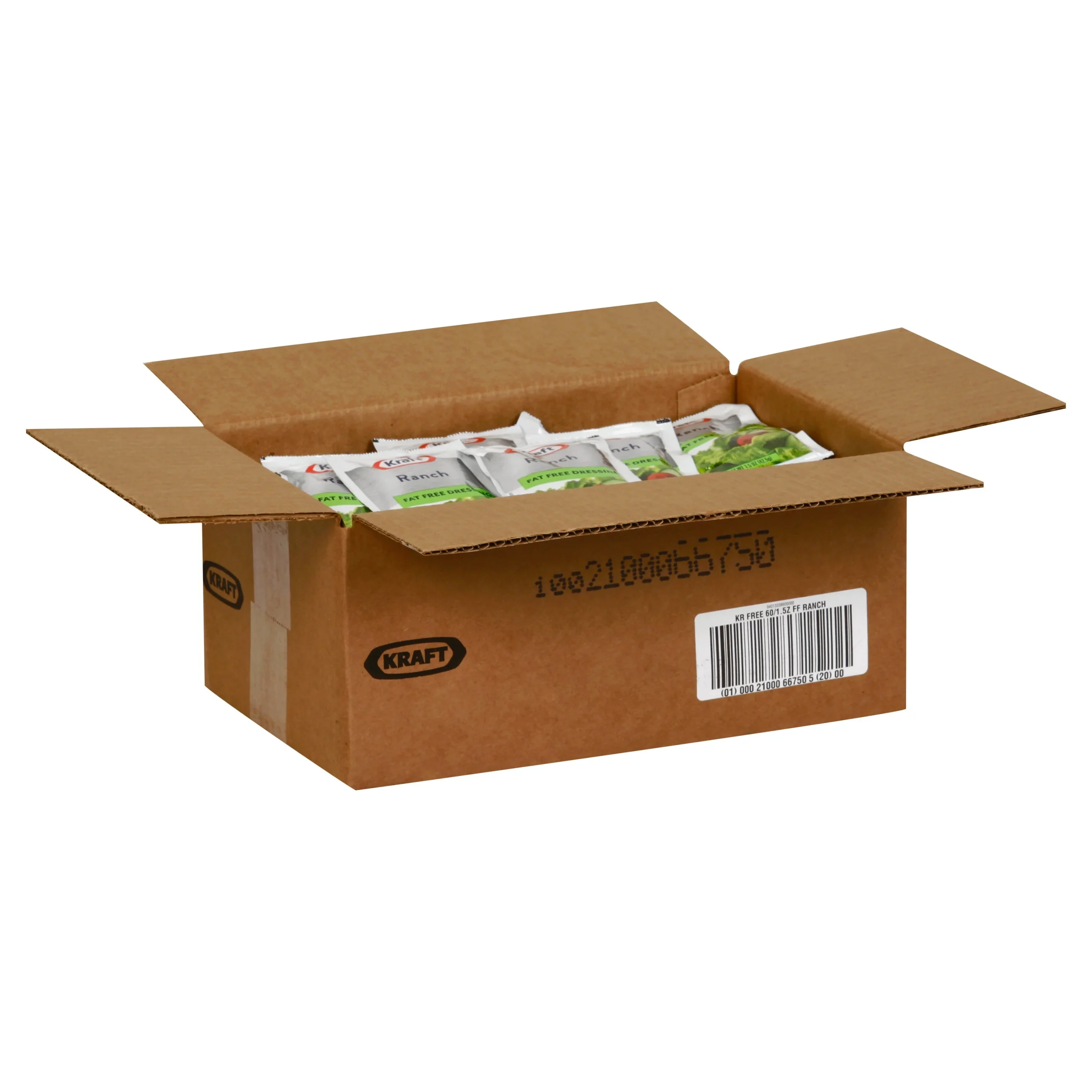 Dressing, Ranch, Fat Free, Packets, Shelf-Stable,60 - 1.5 OUNCE
