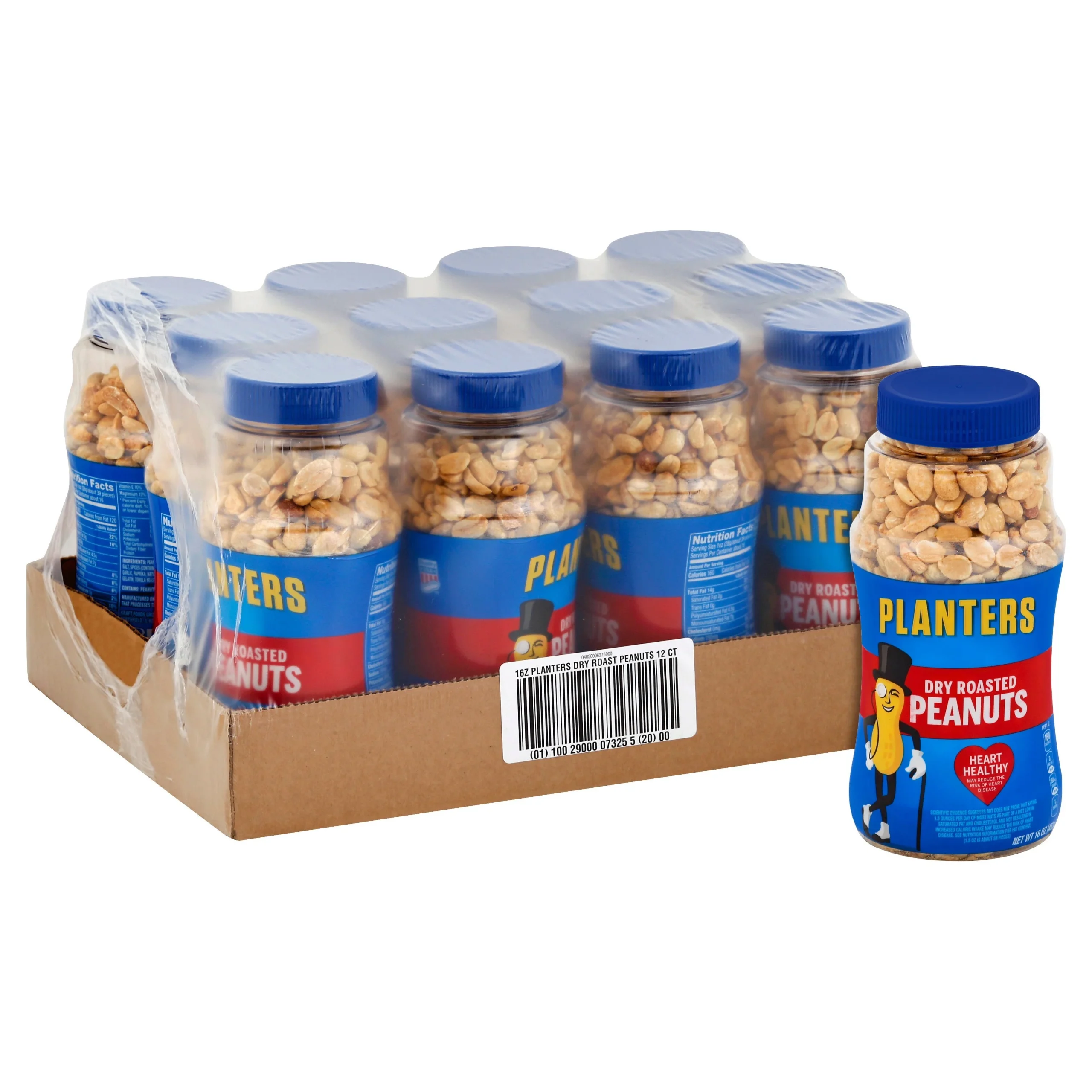 Peanuts, Dry Roasted,12 - 453 Gram Avg