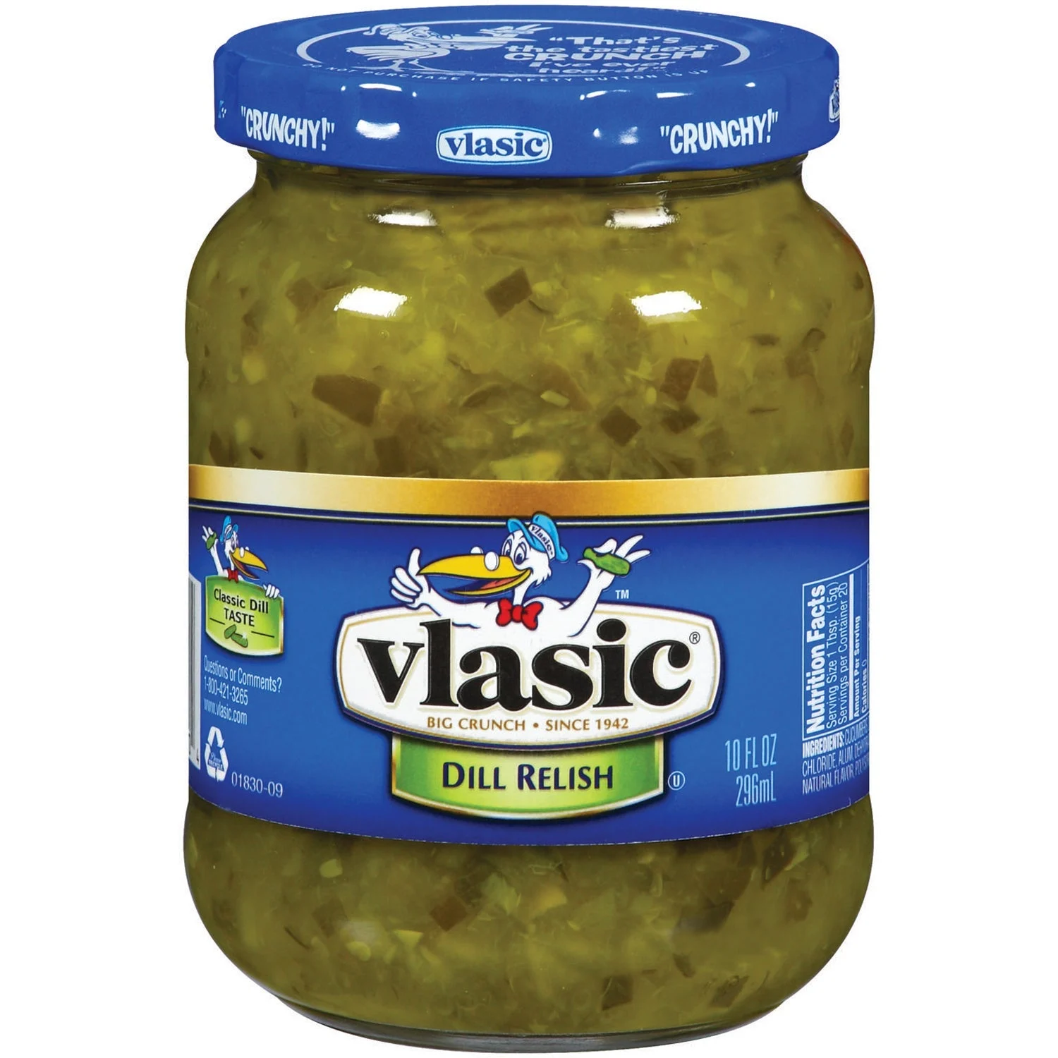 Relish, Dill, Shelf Stable,12 - 10 OUNCE