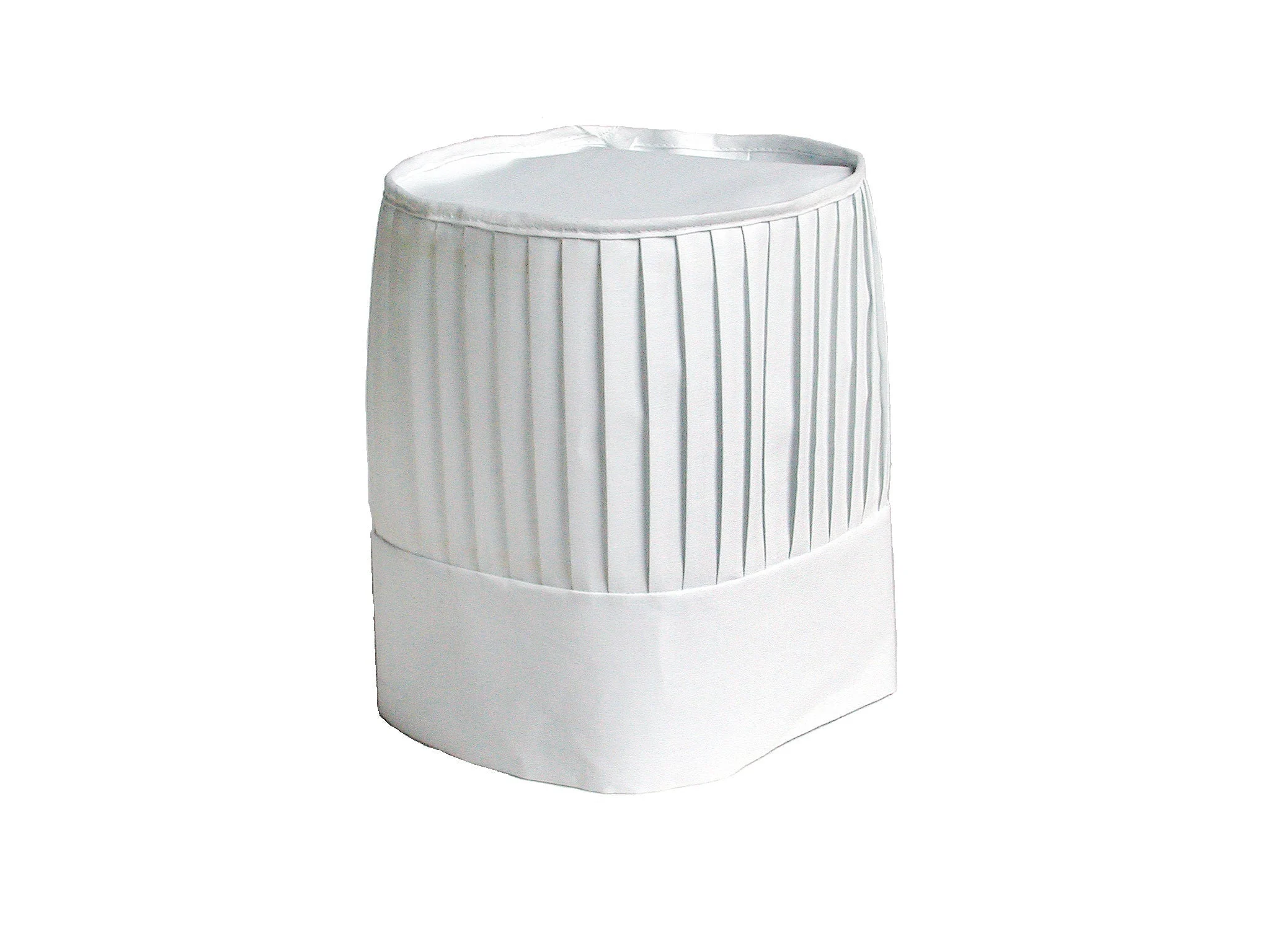Hat, Chef, Pleated, European, White, 9 Inch, Cotton,1 - 1 EACH