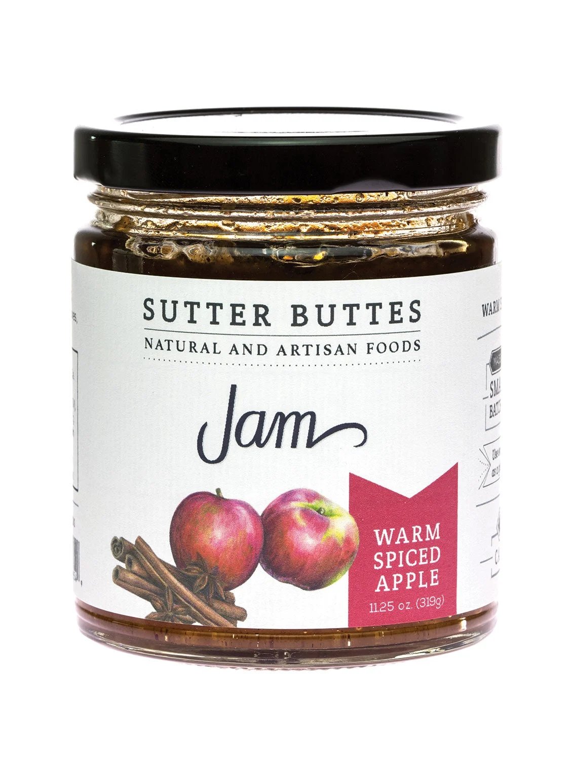 Jam, Warm Spiced Apple, Jar,12 - 319 Gram Avg