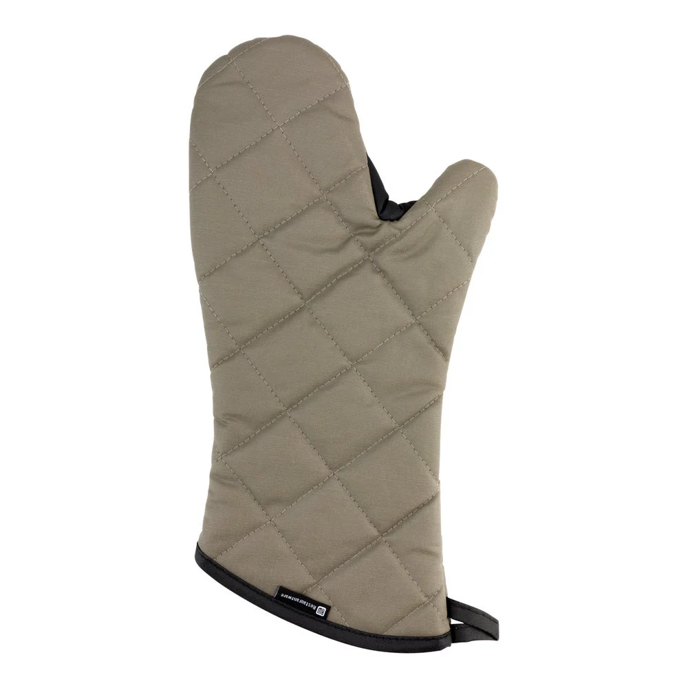 Mitt, Oven, 17 x 8 x 0.5 Inch, Flame-Retardant, Gray, Cotton,1 - 1 EACH