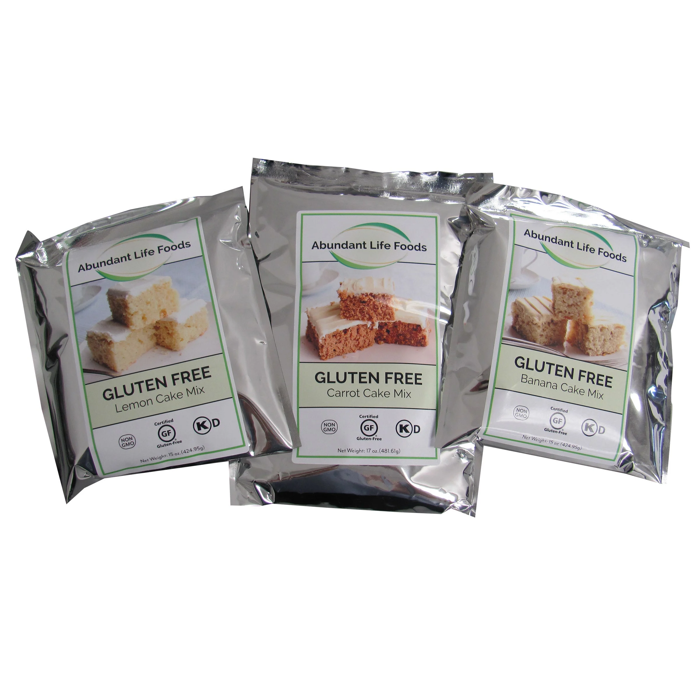 Mix, Cake, Assorted, Banana/Lemon/Carrot,6 - 18 OUNCE