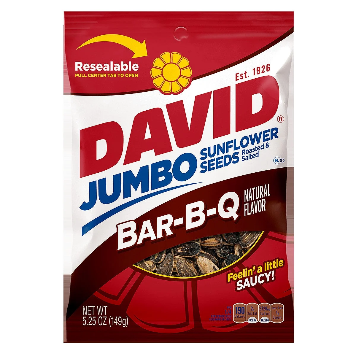 Seeds, Sunflower, Barbecue,12 - 5.25 OUNCE