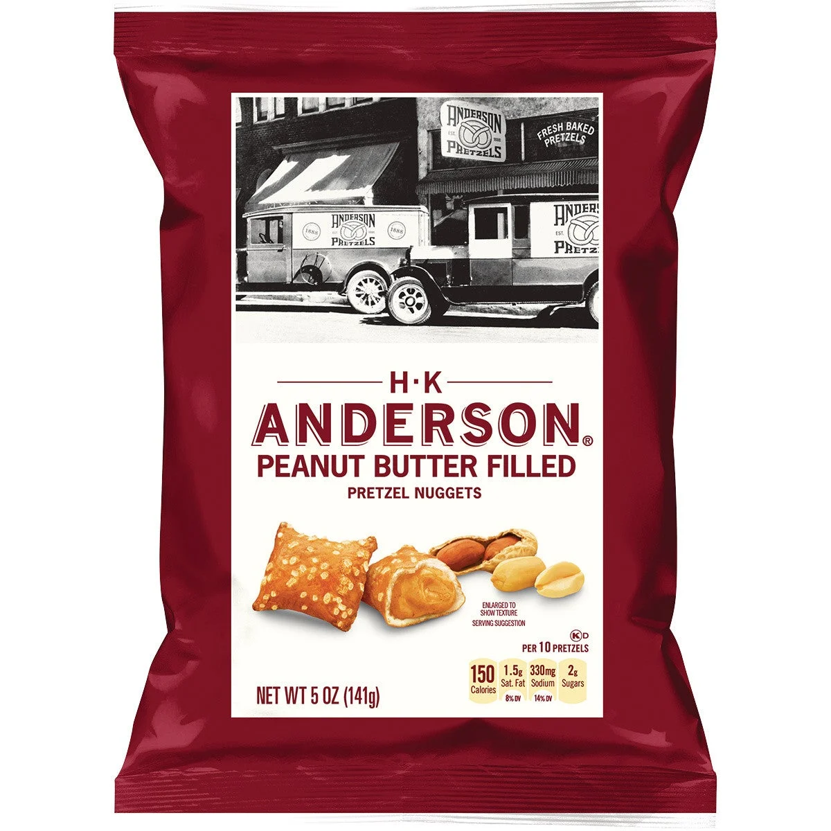 Pretzels, Nugget, Peanut Butter,10 - 5 OUNCE