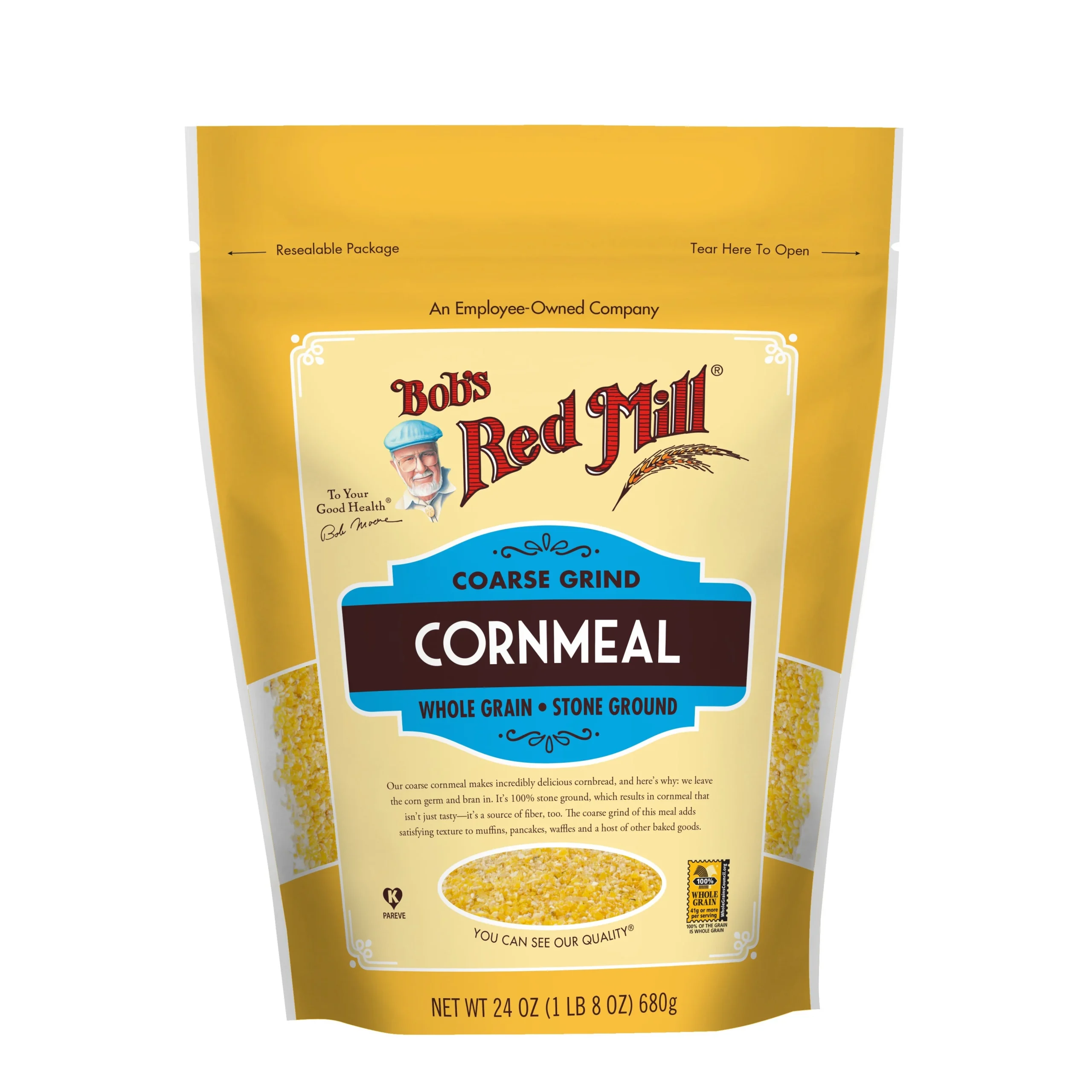 Meal, Corn, Coarse Ground,4 - 24 OUNCE