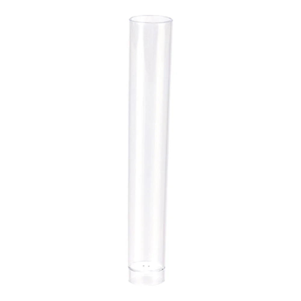 Glasses, Test Tube, 1 Ounce, Plastic, Clear, 0.75 x 0.75 x 5.25 Inch, 1 Ounce,1 - 100 COUNT