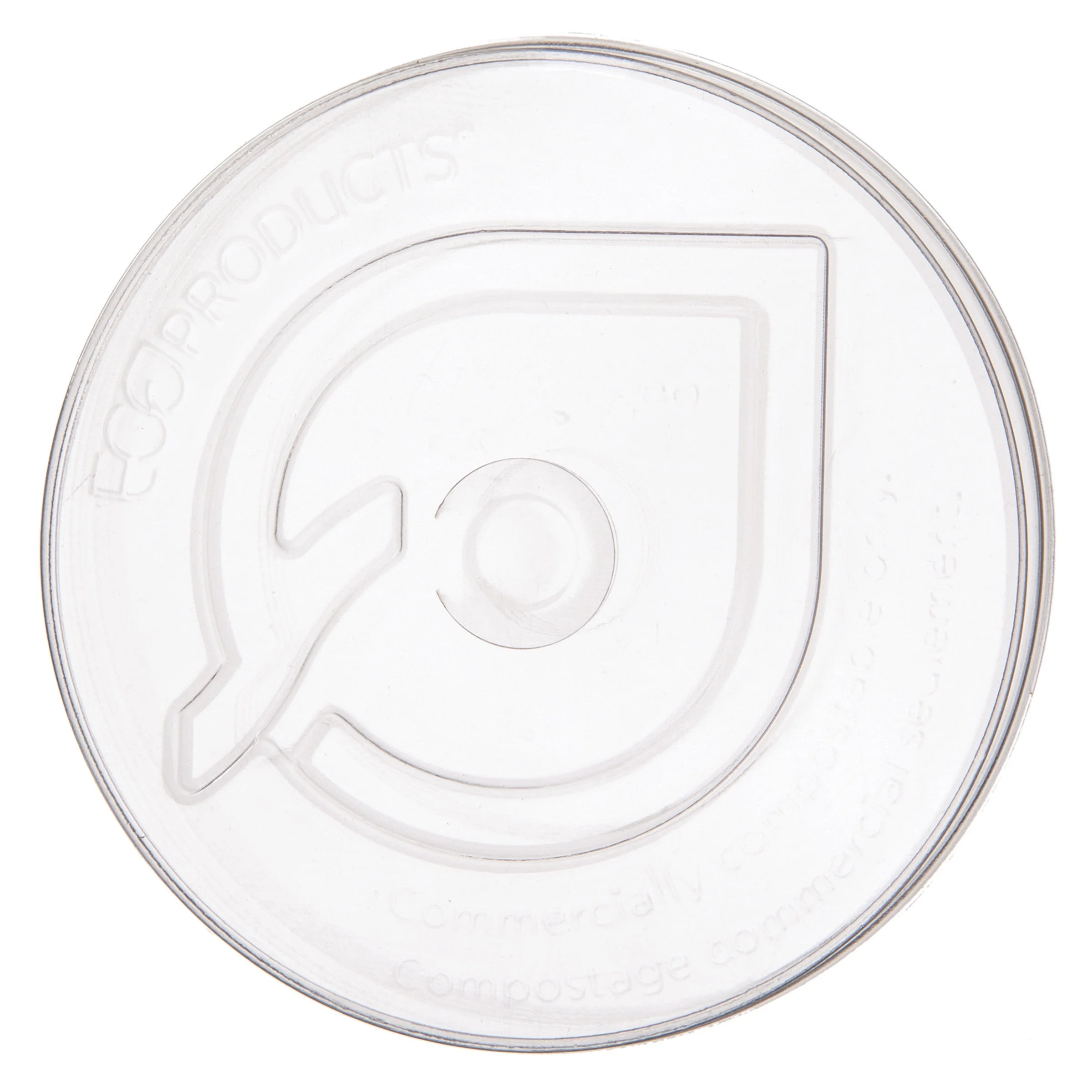 Lids, Flat, Plastic, Clear, PLA, Renewable & Compostable,10 - 100 COUNT