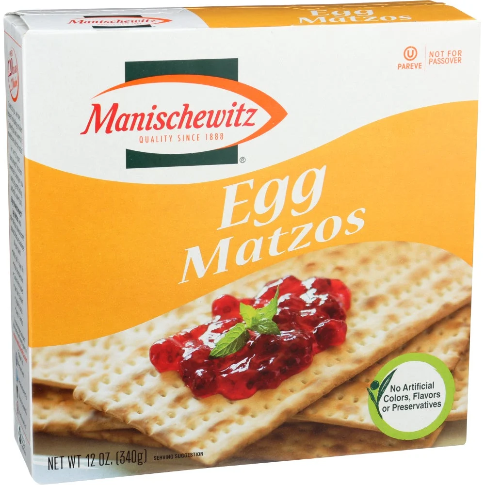Crackers, Matzo, Egg,12 - 12 OUNCE