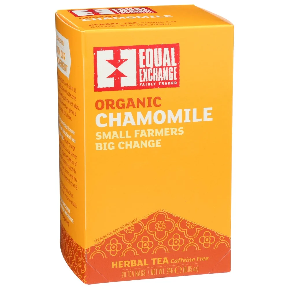 Tea, Chamomile, Caffeine Free, Individually Wrapped with String,6 - 20 COUNT