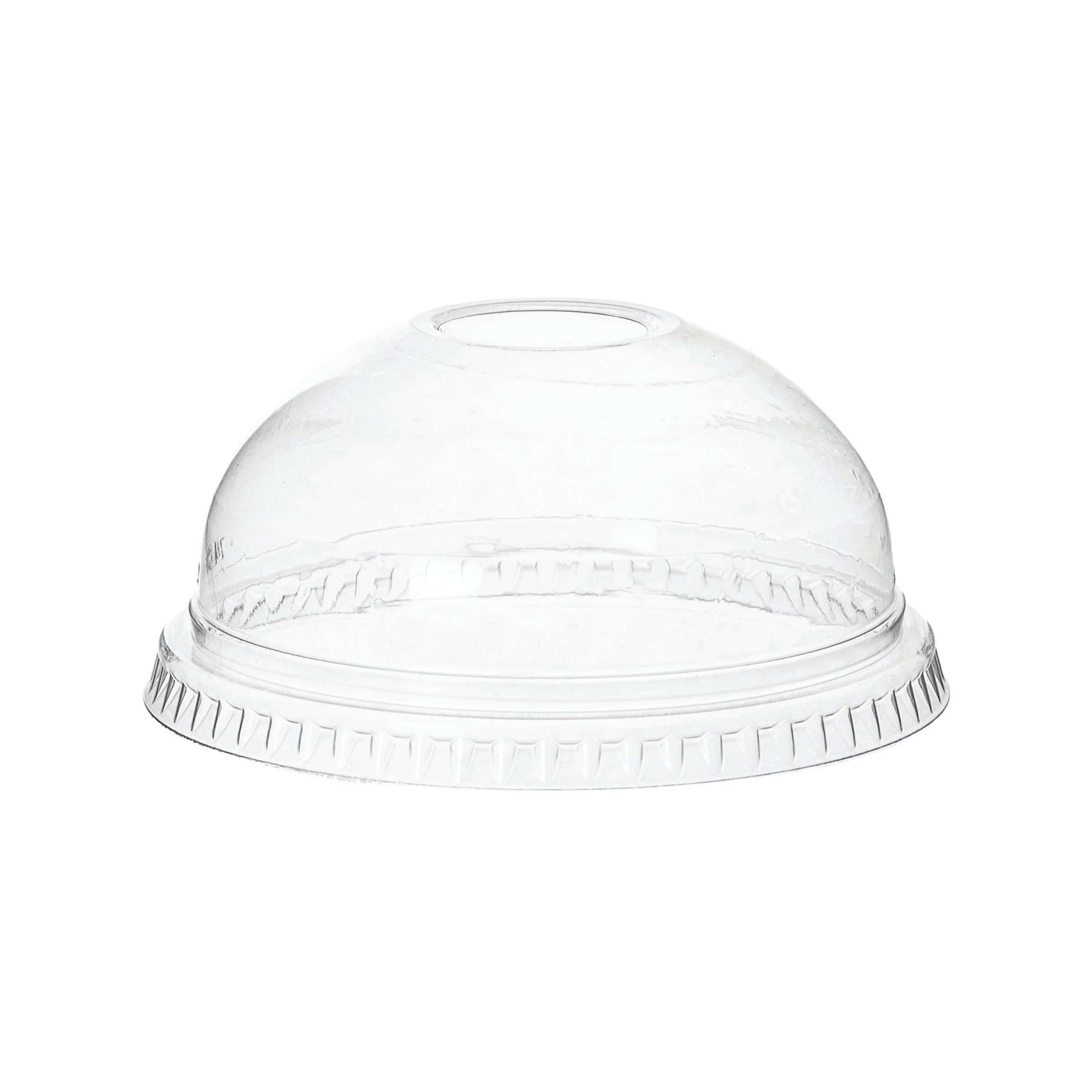 Lids, Dome, Plastic, Clear, PLA, Fits 8 Ounce Containers, Renewable & Compostable,20 - 50 COUNT