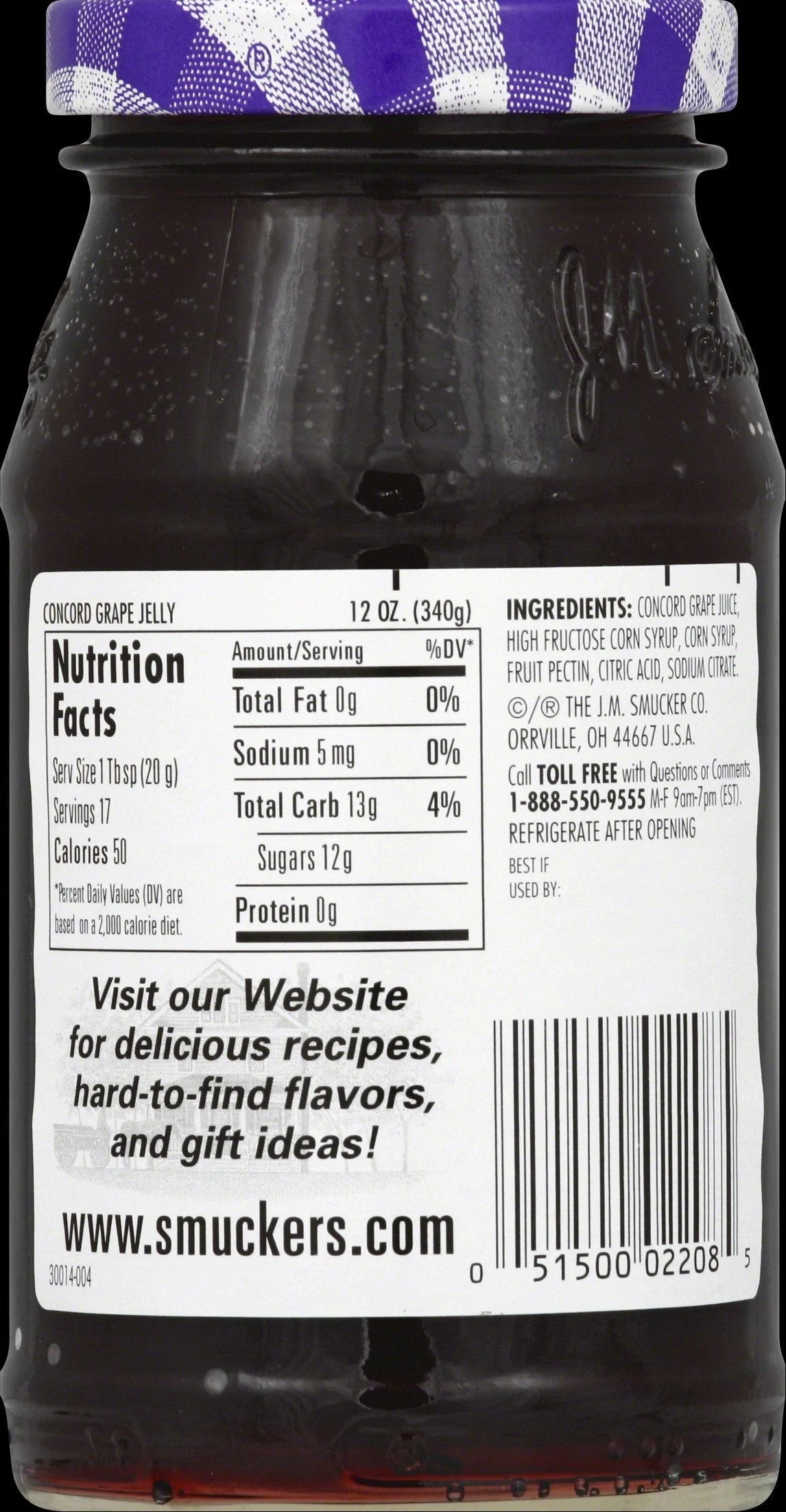 Jelly, Concord Grape,12 - 12 OUNCE