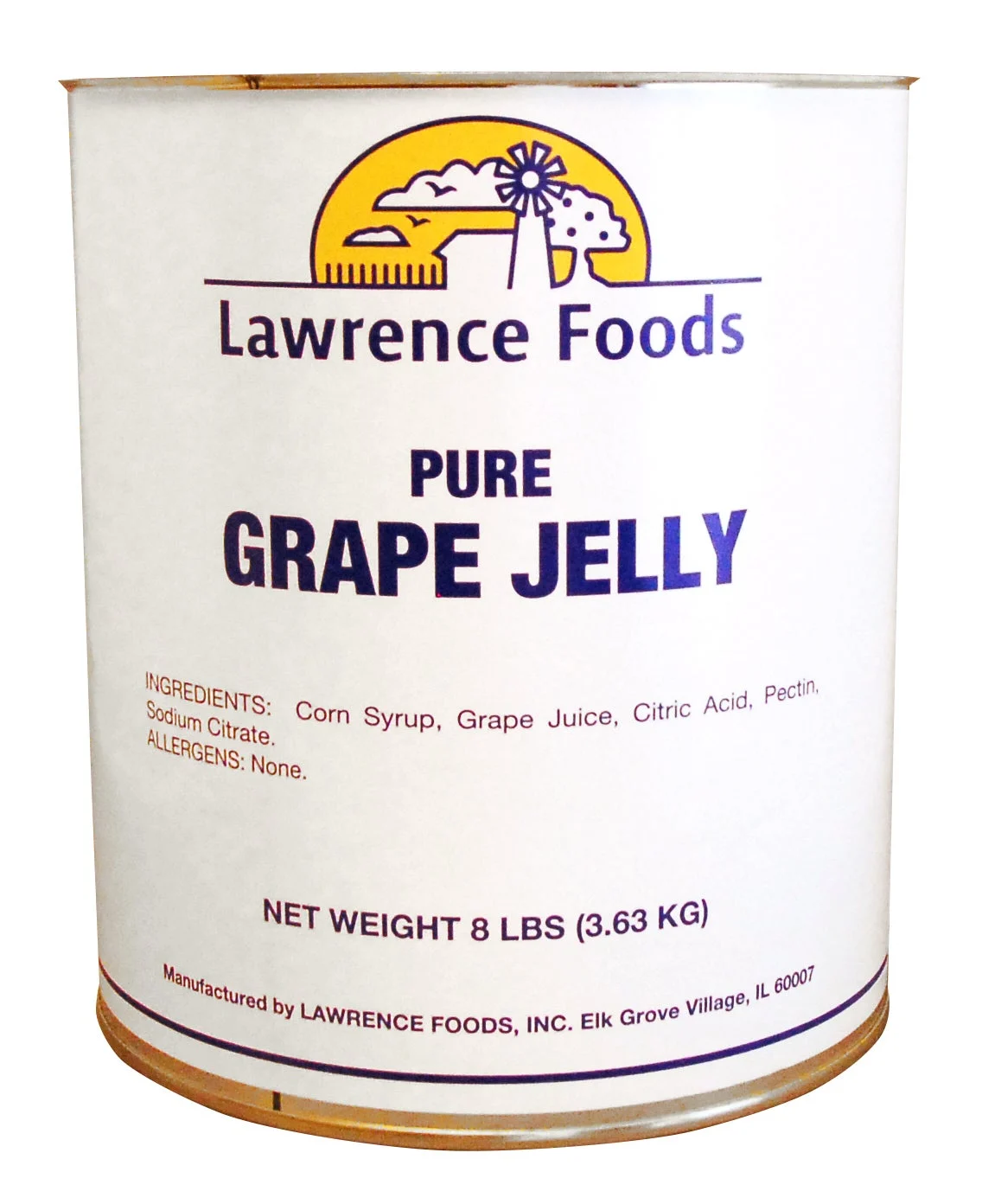 Jelly, Grape, Shelf Stable,6 - 8 POUND
