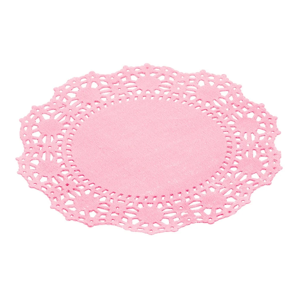 Doilies, Lace, 4 Inch, Paper, Pink,1 - 100 COUNT