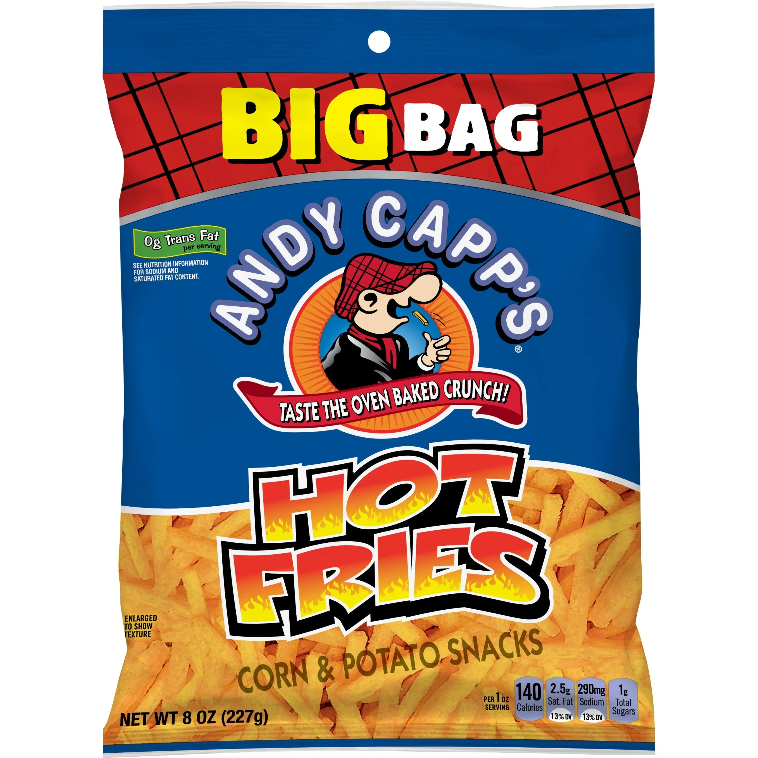 Snacks, Fries, Hot,8 - 8 OUNCE