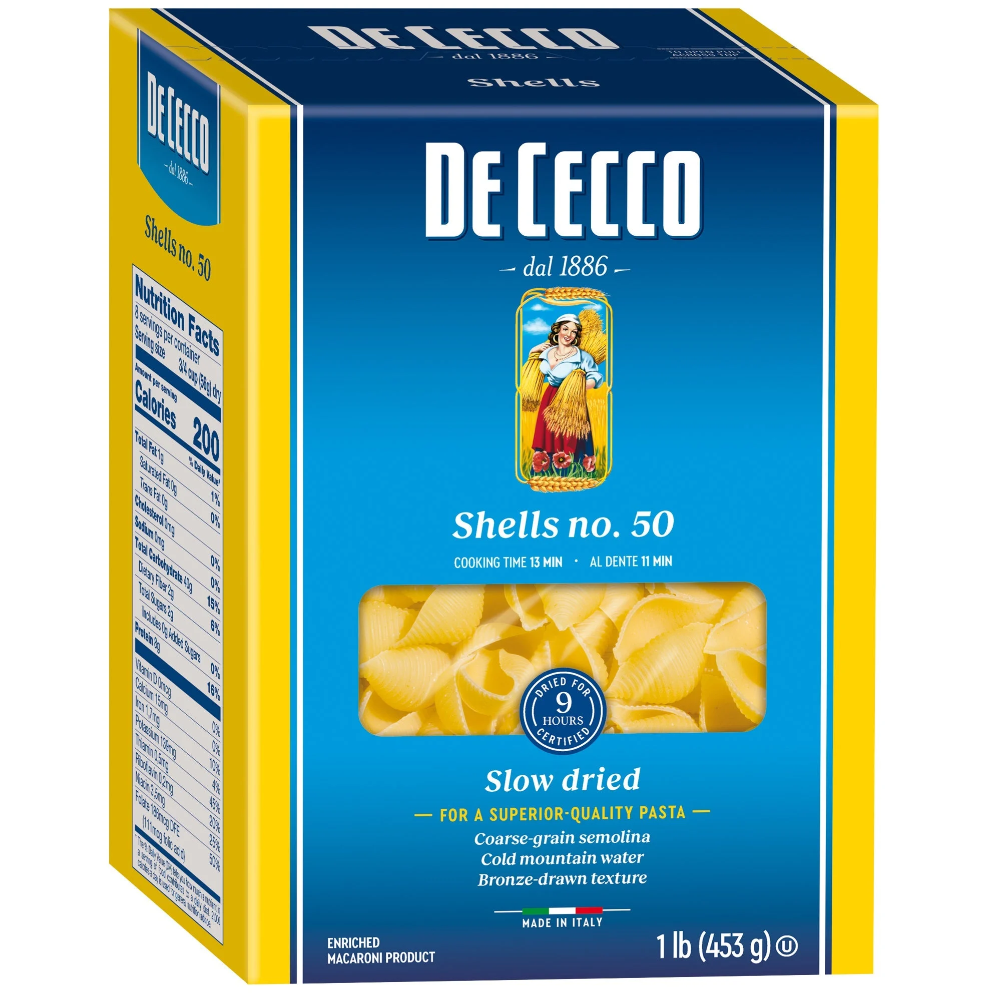 Pasta, Shells,12 - 1 POUND