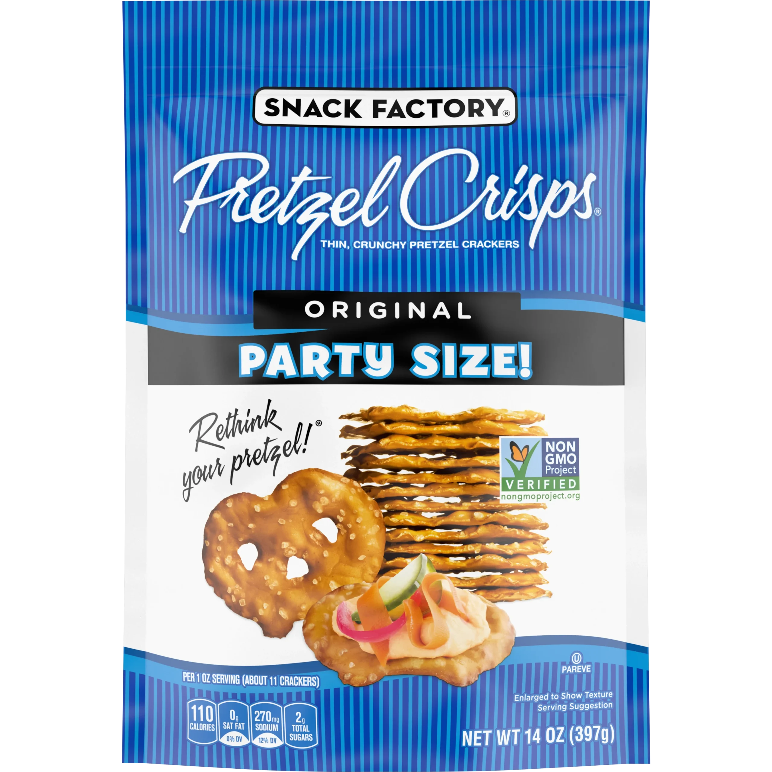 Crisps, Pretzel,12 - 14 OUNCE