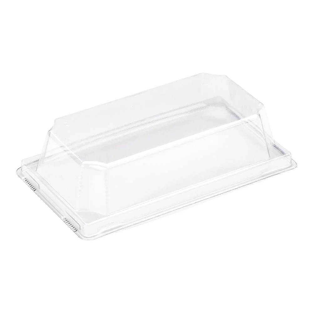Lids, Dome, Plastic, Clear, for Small Sushi Container,1 - 100 COUNT