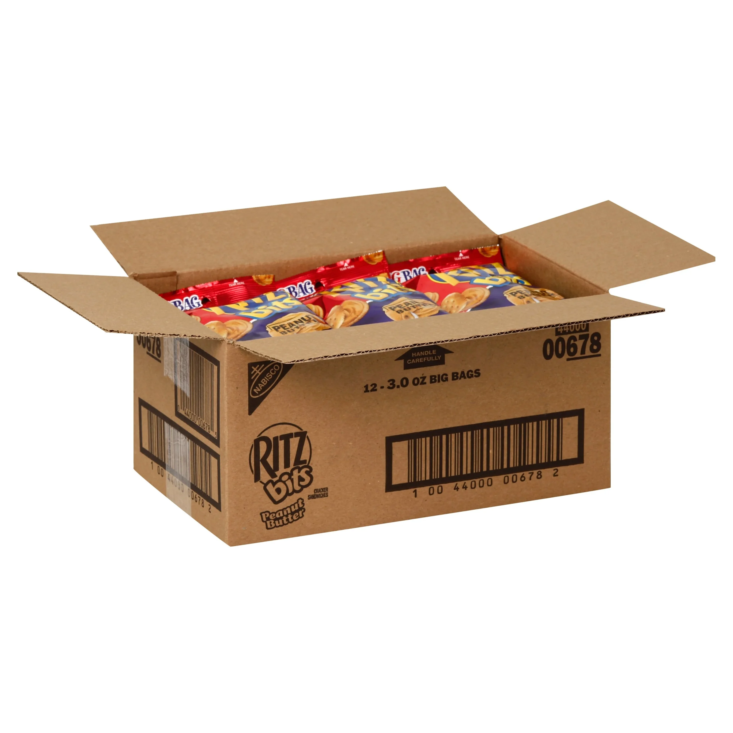 Crackers, Sandwich, Peanut Butter, Big-Bag,12 - 3 OUNCE