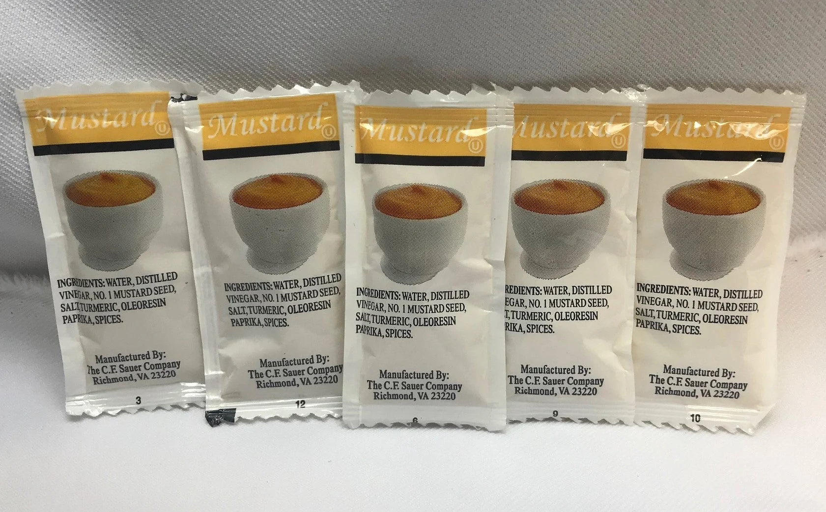 Mustard, Packets,200 - 5.5 Gram Avg