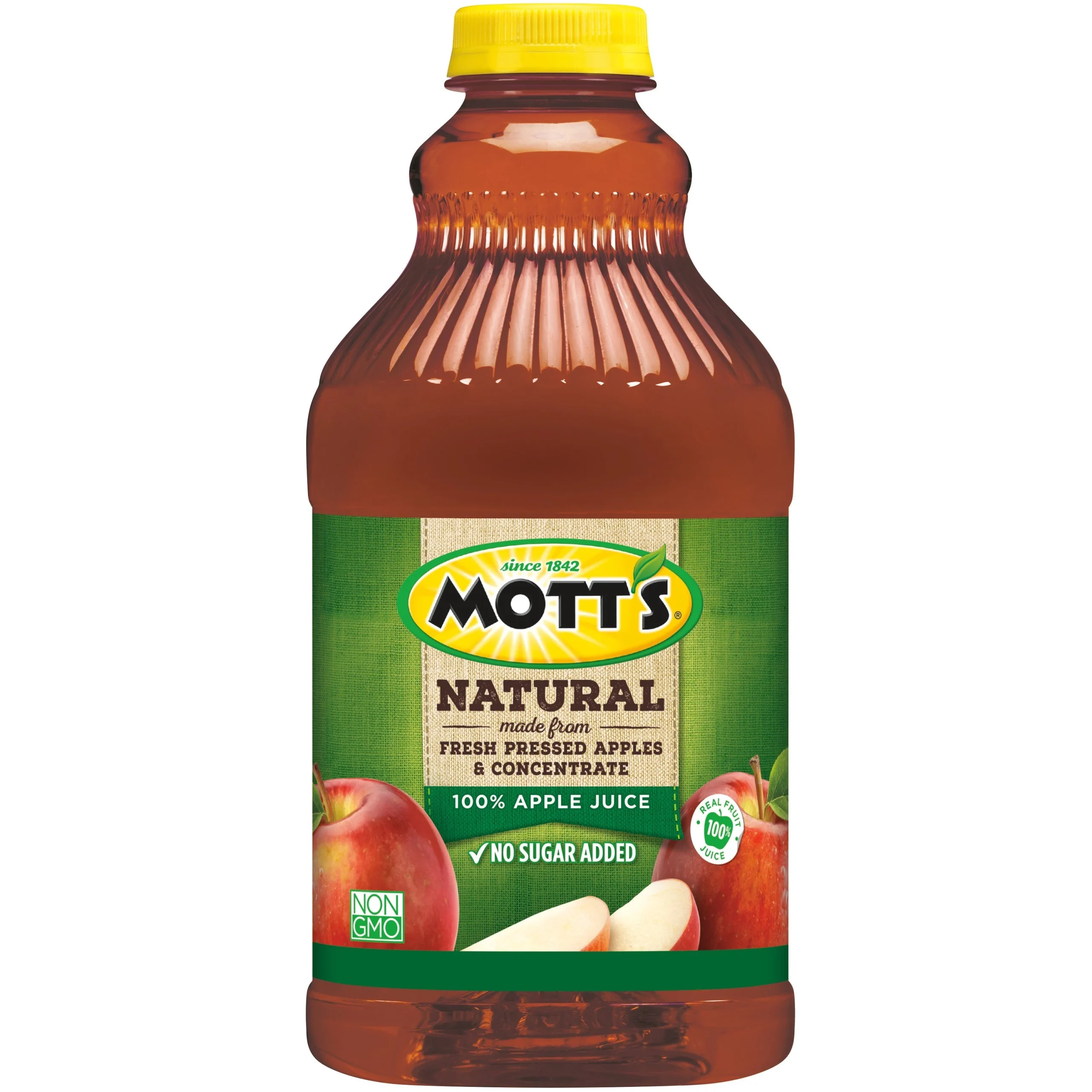Juice, Apple, 100%, No Sugar Added, Shelf-Stable, Bulk,8 - 64 FLUID